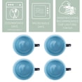 thumbnail image 4 of Elanze Designs Color Pop Ice Blue 24 ounce Glossy Ceramic Jumbo Mugs Set of 4, 4 of 5