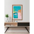 thumbnail image 6 of The Pool Framed Painting Art Print, 16.00" x 1.50", 6 of 6