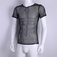 thumbnail image 4 of YiZYiF-camisetas transparentes de malla para hombre, ropa Sexy para discoteca, 4 of 5