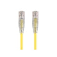 thumbnail image 1 of SlimRun™ Cat6 28AWG UTP Ethernet Network Cable - Yellow - Monoprice®, 1 of 5
