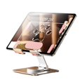 thumbnail image 1 of Tablet Holder Stand Tablet Holder Multi-angle Adjustable Stand with Silicone Edge Protector Metal Base for Home Desk Silicone Tablet Stand, 1 of 8
