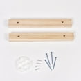 thumbnail image 5 of WELLAND 20" Phoenix Wall Floating Shelf Display Rack Corner Shelf, 20"D x 28"W x 1.75"H, White, 5 of 8