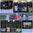 thumbnail image 5 of Trunk Organizer for SUV,Car Organizers and Storage Back Seat Foldable Organization,42.5” Truck Tool Box Organizer Cargo Net Accessories Trunk Caddy Aotomotive Hanging Storage Black, 5 of 7