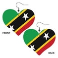 thumbnail image 2 of Heart Earrings Saint Kitts And Nevis Flag Dangling Heart Drop Earrings For Women Love Dangle Earrings Gift, 2 of 6