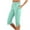 Mint Green1, variant on Wlynlyn Capri Pants for Women Drawstring High Waisted Jogger Capris Straight Leg Sweat Lounge Cropped Trousers Size M