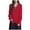 Red, variant on Hrsba Oversized Cardigan Sweaters for Women Solid Color Long Sleeve Casual Knit Sweater Outerwear
