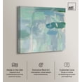 thumbnail image 2 of Lilly Pad Abstract I Canvas Coastal Farmhouse Wall Art by Art Remedy, Gallery Wrapped, 24" x 24", 2 of 7