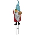 thumbnail image 4 of Northlight Welcome Gnome Outdoor Garden Stake - 22" - Red, 4 of 7