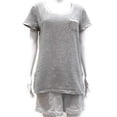 thumbnail image 2 of Carole Hochman Women's 3 Piece Pajama Set - Top, Short, and Capri Pant (x-Large, Grey), 2 of 2