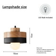 thumbnail image 2 of Hanging Pendant Light Nordic Style Dining Room Kitchen Island Metal Black Mini Pendant Lights For Kitchen Island Hanging Lamp Plug In, 2 of 4