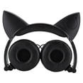 thumbnail image 2 of Auriculares para computadora, Auriculares con música LED con Oreja de Gato para niños, Auriculares para niños, Uso Conveniente, 2 of 8