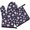 Pioneer Flower Floral Print Pattern-2, variant on Pioneer Flower Floral Print Pattern 1-Pack Oven Mitts Set, Heat Resistant Kitchen Gloves, 7.7" X 12"