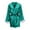 g Green, variant on Lindreshi Robes for Women Plus Size 4X Satin Silk Pajamas Women Nightdress Lingerie Robes Underwear Sleepwear Sexy