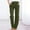 *Army Green, variant on Pants for Women,Elastic High Waist Pull On Straight Leg Slacks Fall Trousers with Pockets Light Blue,Womens Plus L