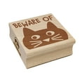 thumbnail image 1 of Beware of Cat Funny Doodle Square Rubber Stamp Stamping Scrapbooking Crafting - Medium 1.75in, 1 of 7