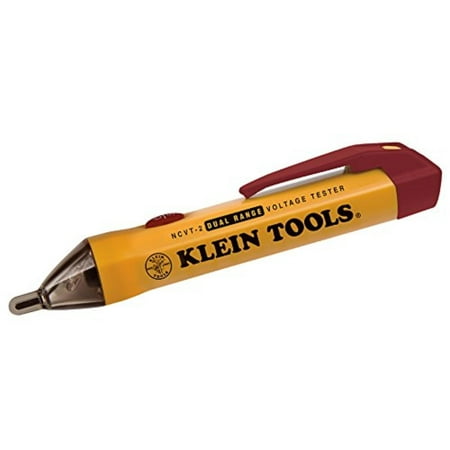 Low Voltage Protection - Dual Voltage Tester, Non Contact Tester for High and Low Voltage with 3-m Drop Protection NCVT-2, Automatically detects and indicates low voltage.., By Klein Tools