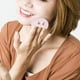 thumbnail image 4 of Round Powder Puff 4Pcs Light Yellow Sponge Puff for Hands-Free Application Makeup Use, 4 of 5