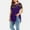 Purple, variant on 2026 ! Clothes under $5 asdoklhq Plus Size Tops for Women,Solid Floral Lace O-Neck Asymmetric Three Quarter Tops Blouse