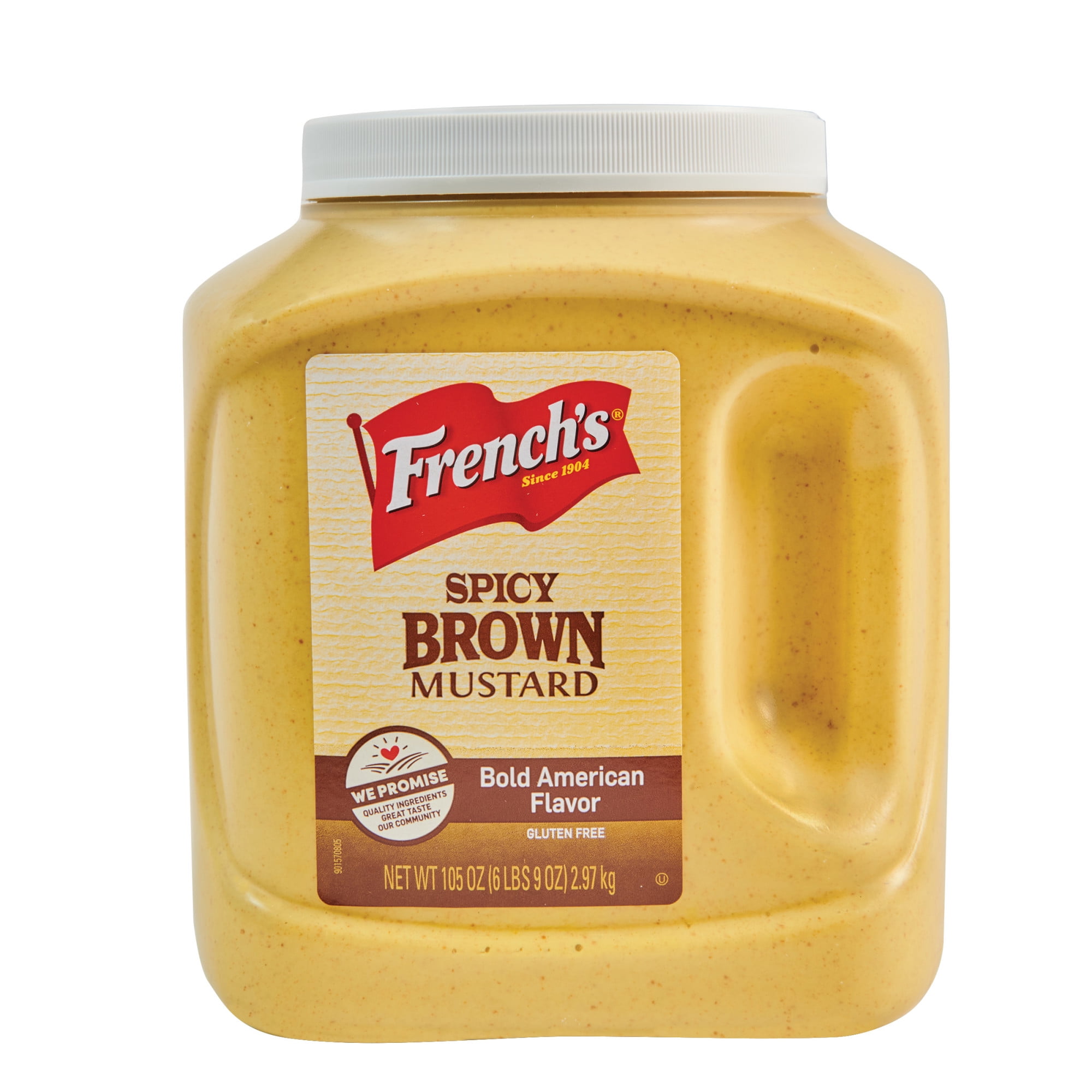 4 pack) French's Spicy Brown Mustard, 105 oz Mustards 