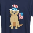 thumbnail image 3 of Instant Message - Americiana Labrador - Women's Short Sleeve Graphic T-Shirt, 3 of 6
