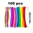 thumbnail image 3 of Pipe Cleaners for Crafts - 100 Pack Assorted Colors | 12 inch Chenille Stems for DIY Art Projects, Classroom Supplies & Kids Activities, 3 of 8