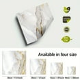 thumbnail image 4 of 12pcs White Wallpaper, Marble Gold Crack Pattern, Thickened Crystal Tile Stickers, Moistureproof, Waterproof,Scratchproof, Self-Adhesive, Removable Wallpaper, For Home Decor Wall Stickers, 4 of 5