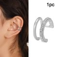 thumbnail image 1 of Pendientes de oreja de hojas de Color dorado de 17KM, Clips de oreja negros sin perforación, pendientes de cartílago falso, pendientes de Clip para mujer, joyería al por mayor Tan Jianjun unisex, 1 of 2