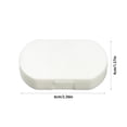 thumbnail image 4 of Pyaiiner Vitamin Organizer Compact And Portable 3-Compartment Vitamin Box Morning Lunch And Night Vitamin Organizer Transparent, 4 of 7