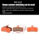 thumbnail image 3 of Pastillas de freno de bicicleta MEROCA para Shimano M315 446 XTR M975 SAINT M810 (MS-01E), 3 of 7