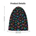 thumbnail image 4 of Honeii Multicolored Butterflies Print Kids Knit Beanie Watch Hat ,Knit Cap for Boys and Girls, 4 of 7