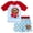 Racing Red McQueen, variant on Winnie the Pooh Baby Boys' Swimwear 2-Piece Rash Guard and Swim Trunks Set Soft Blue Tigger