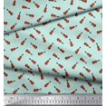 thumbnail image 3 of Soimoi Velvet Fabric Guitar Musical Instrument Print Fabric by Yard 58 Inch Wide, 3 of 3