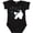 AB-Black, variant on Inktastic Christmas Polar Bear and Cub with a star Boys or Girls Baby Bodysuit