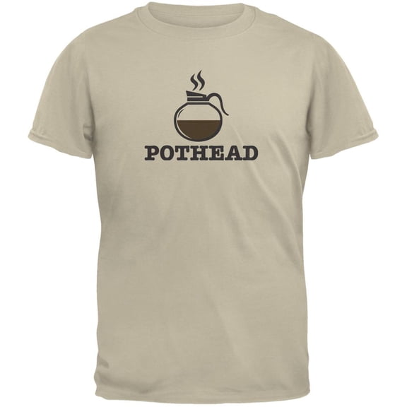 Pothead Sand Adult T-Shirt - Medium