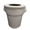 thumbnail image 1 of LA Linen Housse de Poubelle Extensible Spandex 55 Gallons Ronde, Gris Clair, 1 of 4