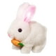 thumbnail image 1 of Simulación Conejo Eléctrico Juguete para Mascota Lindo Peluche Zanahoria () Blanco, 1 of 3