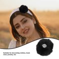 thumbnail image 4 of FUEENIRVA 4 Pcs Small Brooch Black Cute Pompom Decoration for Crafts and Jewelry Decoration, 4 of 7