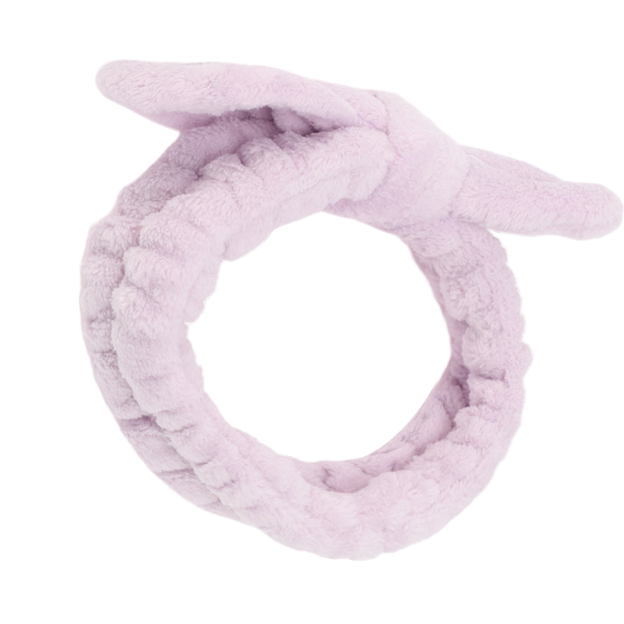 Unique Bargains Fashion Wide Side Letter Knotted Headwrap for Women 7.09"x1.97" Purple