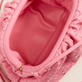 thumbnail image 2 of Italian Design Woven Leather Crescent Bag Women Mini Pouch Bag, 2 of 3