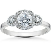 Pompeii 1/2ct Diamond Charlotte Halo Engagement Ring Setting (,)