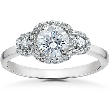 Pompeii 1/2ct Diamond Charlotte Halo Engagement Ring Setting (,)