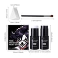 thumbnail image 3 of asddcavvf Halloween Paint Stick Set Full Cover Paint Foundation Makeup Clown Colorful Stick, 3 of 9