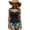 Green, variant on Tankini Swimsuits for Women Floral Print Bikini Separates Two Piece Bathing Suits Summer Swimsuit