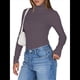 thumbnail image 3 of Camisetas de Larga para Mujer, Ropa Interior Térmica Básica de Otoño, Ropa de Invierno Oscuro XL, 3 of 10