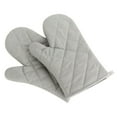 thumbnail image 2 of Dalrosia Heat Resistant Thick Cotton Oven Mitts Set, Soft Quilted Lining for Hot Pans and Oven, Kitchen Mitt Pair Protect Hands, Cooking Baking, 2 of 2