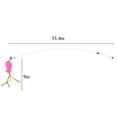 thumbnail image 2 of 2PCS Cat Teaser Steel Wire Bell Plush Fish Cat Wand Toy Cat Interactive Toy, 2 of 10