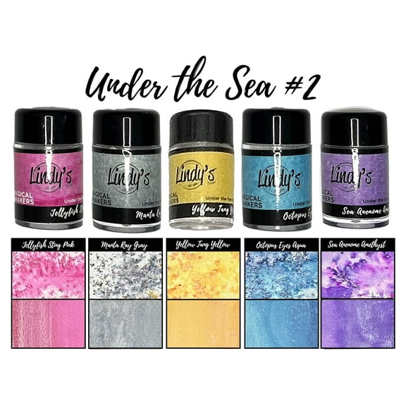 Lindy's Stamp Gang Magical Shaker 2.0 Set 5/Pkg-Under The Sea 2