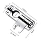 thumbnail image 5 of Soporte de ducha cromado, ajuste universal para ducha de mano, plástico ABS de grado de ingeniería, 5 of 8
