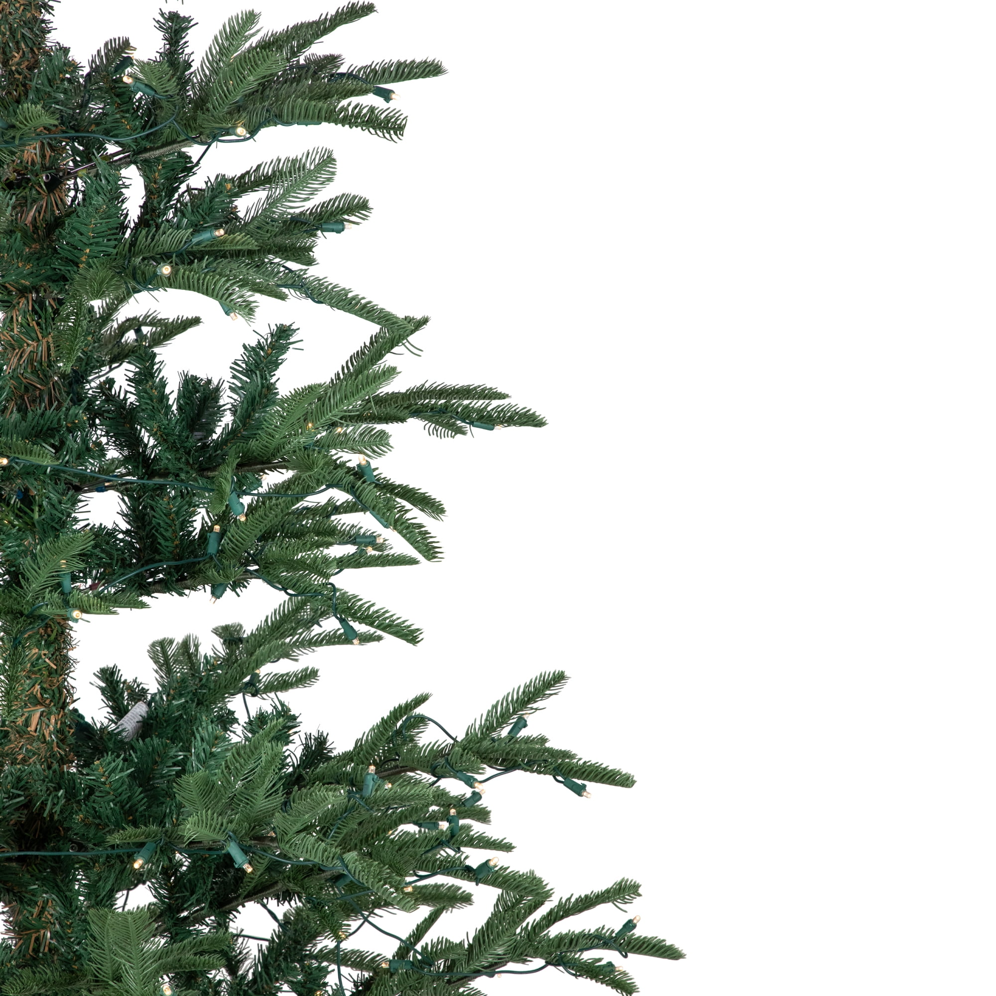 6.5' Pre-Lit Layered Noble Fir Artificial Christmas Tree - Warm Clear LED Lights