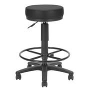 OFM Model 902-VAM-DK Anti-Microbial/Anti-Bacterial Vinyl Utili-Stool with Drafting Kit, Black